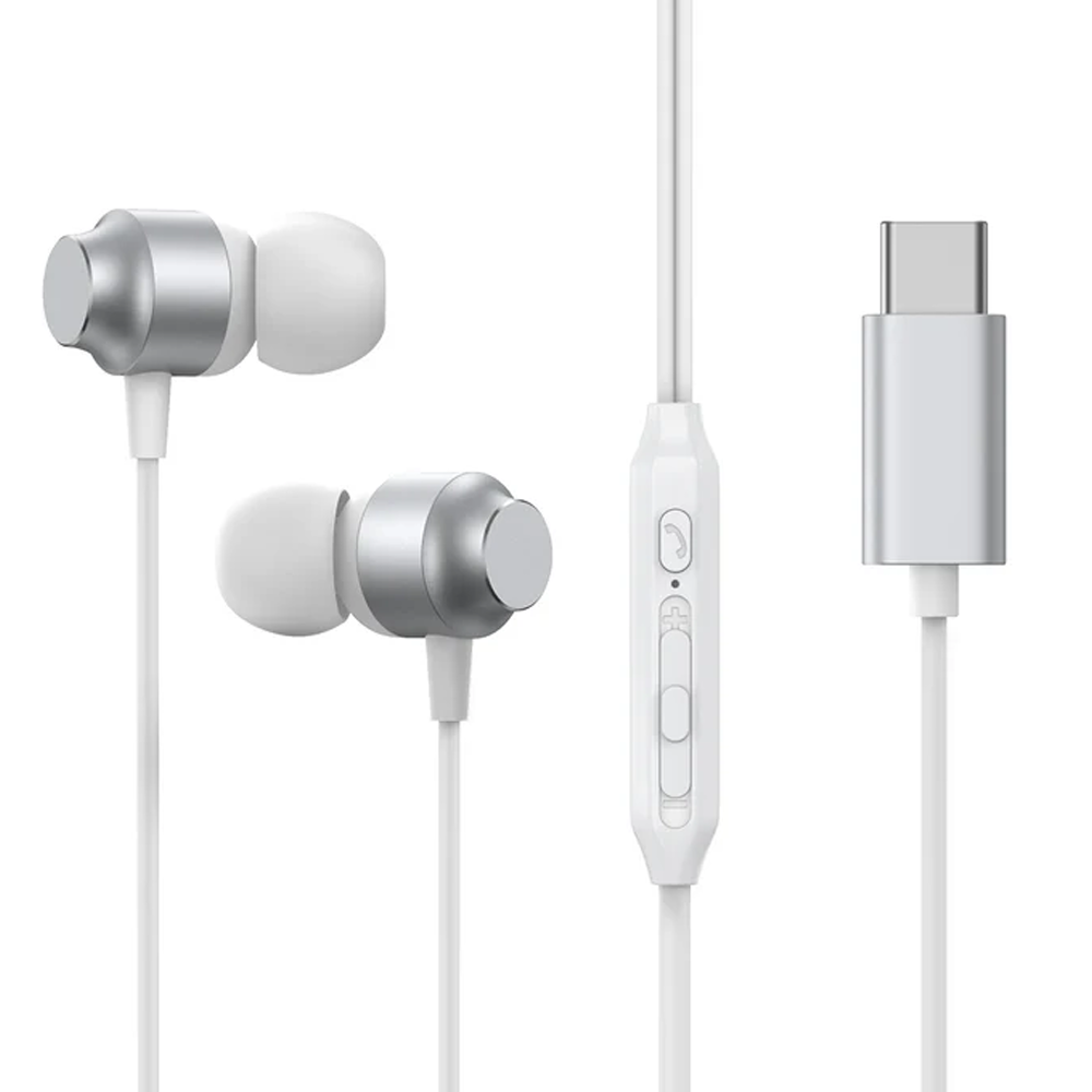 Earphone Wired Joyroom JR-EC06 (Type-C) - White