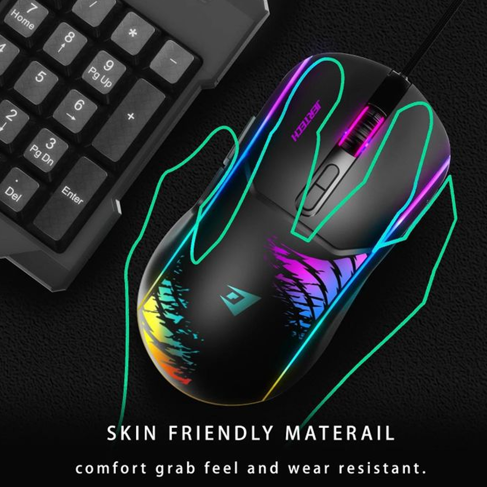 Jertech Shooter XP14 Wired RGB Gaming Mouse