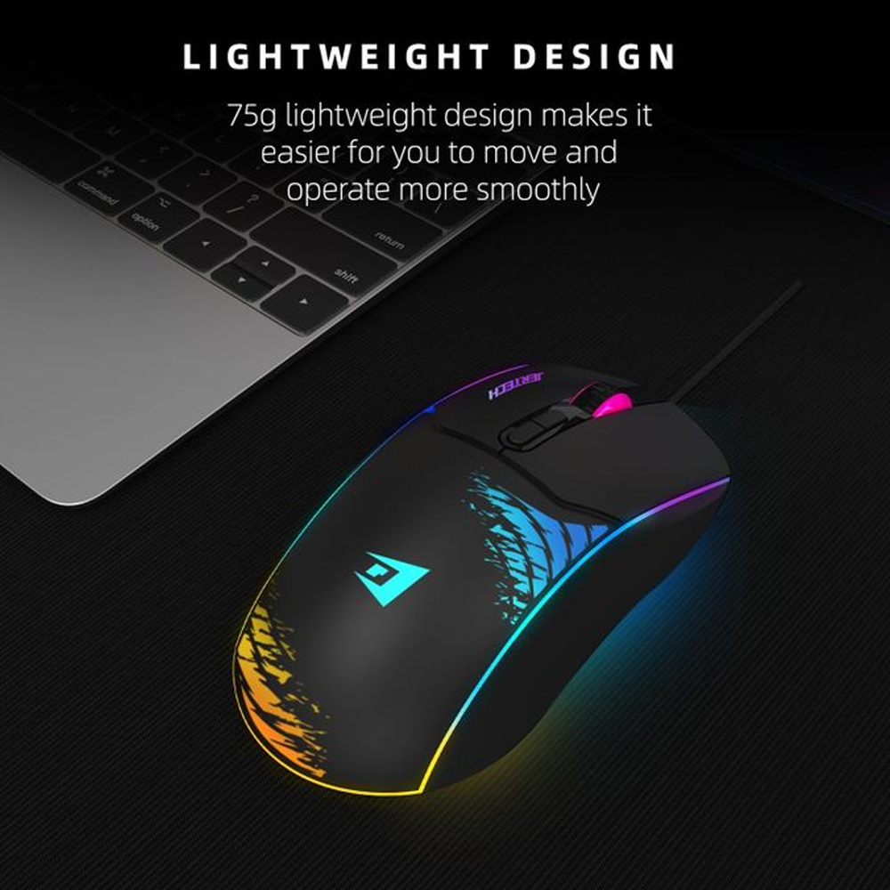 Jertech Shooter XP14 Wired RGB Gaming Mouse