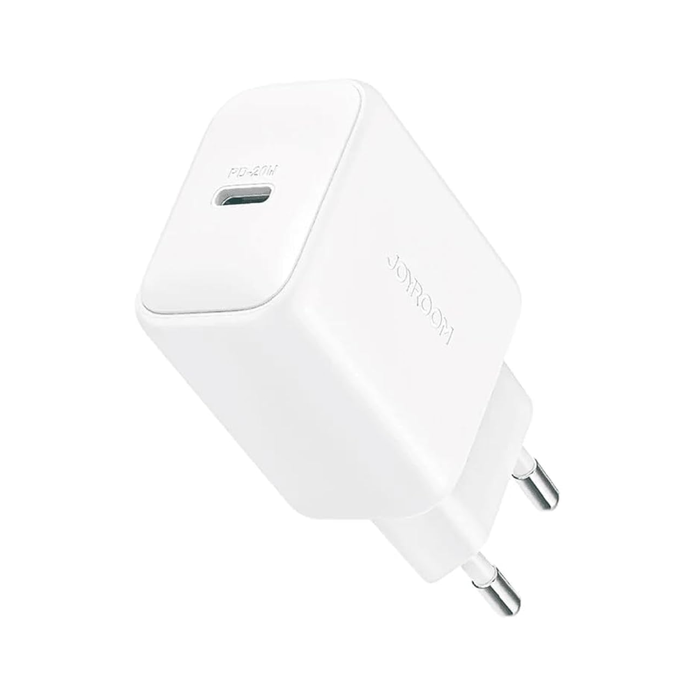 Joyroom JR-TCF20EU PD 20W Fast Charger With 1m Type-C to Lightning Cable - White