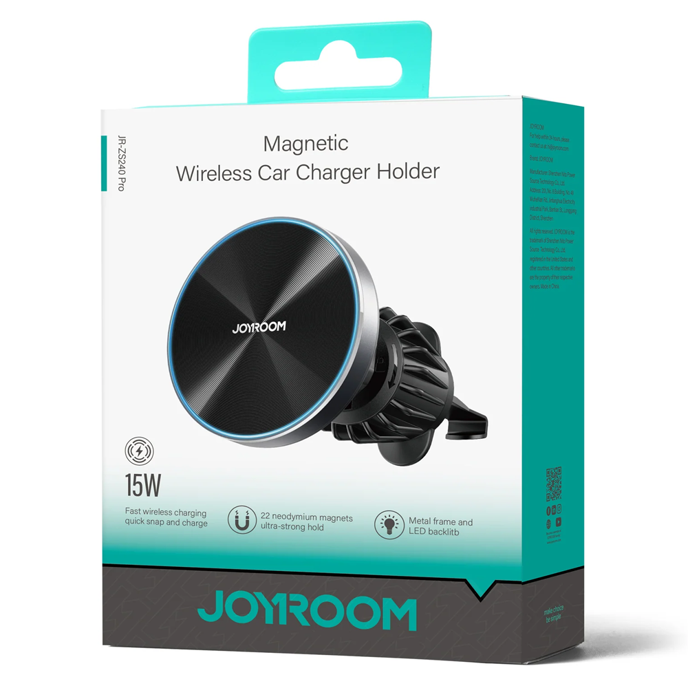 Joyroom JR-ZS240 Pro 15W Magnetic Wireless Car Charger Holder