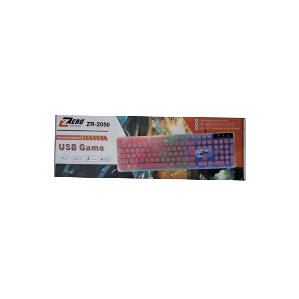 Keyboard USB Gaming Zero ZR-2050