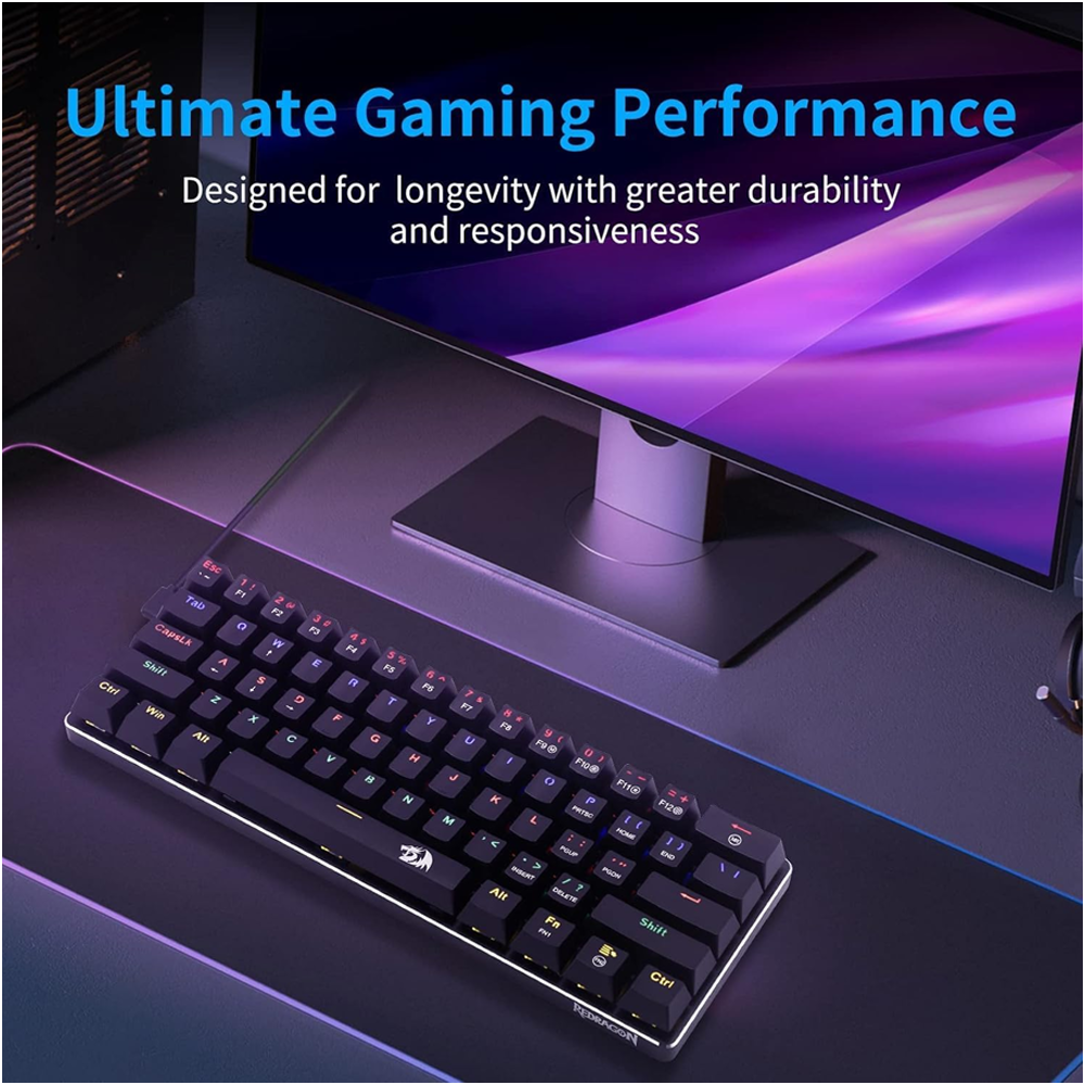 Keyboard USB Mechanical Redragon Jax (Blue Switch) K613-KB