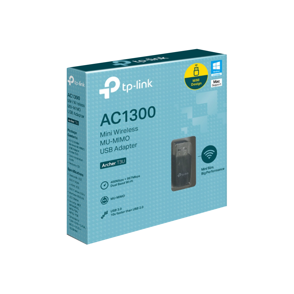LAN CARD USB WIRELESS TP-LINK ARCHER T3U AC1300