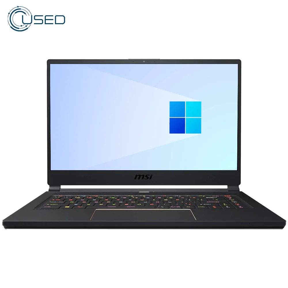 Laptop Used MSI GS65 Stealth Thin 8RF (I7/8750H - 32G DDR4 - 512G M.2 NVMe - Nvidia GTX1070 8G DDR5 -  Cam - 15.6 Inch 144Hz)