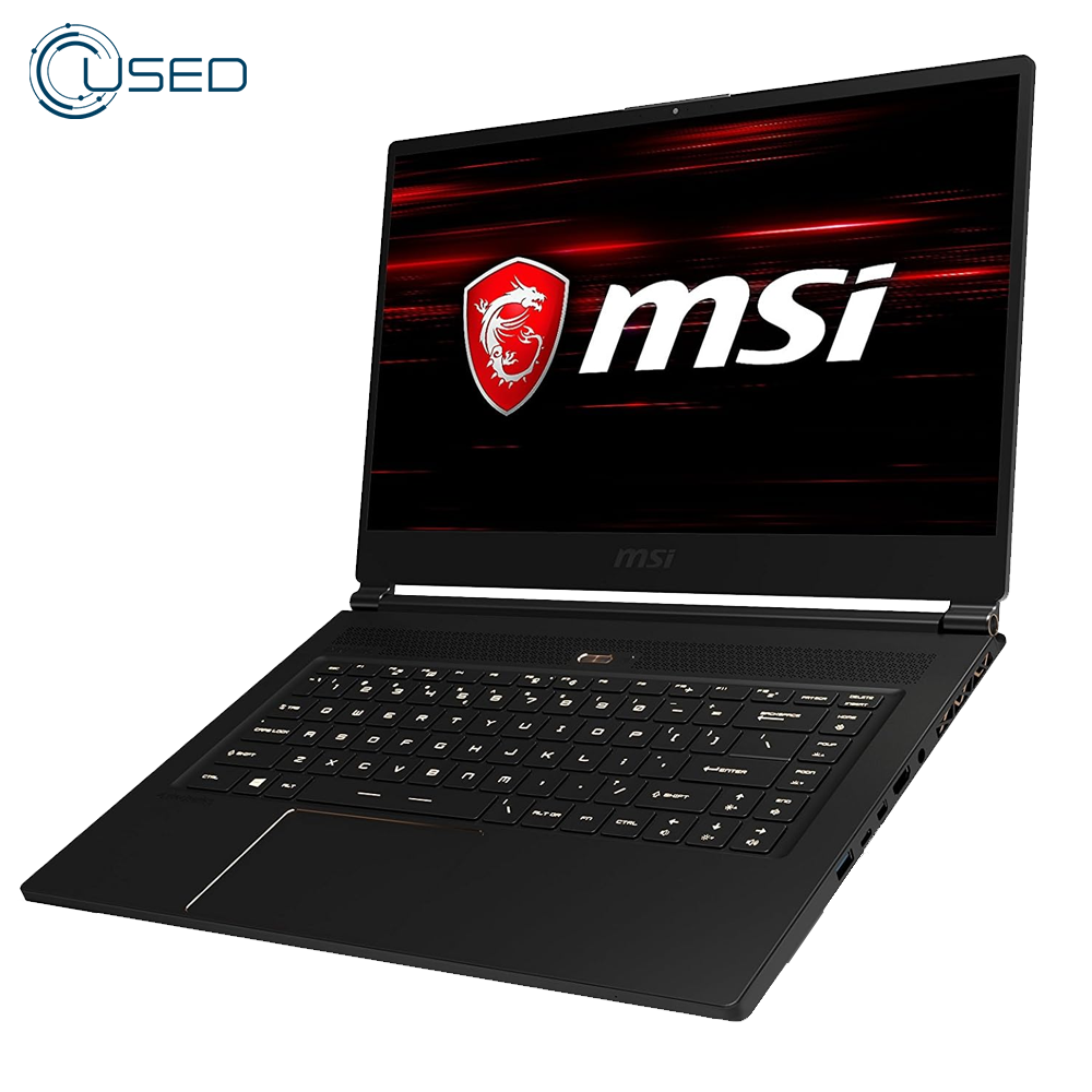 Laptop Used MSI GS65 Stealth Thin 8RF (I7/8750H - 32G DDR4 - 512G M.2 NVMe - Nvidia GTX1070 8G DDR5 -  Cam - 15.6 Inch 144Hz)