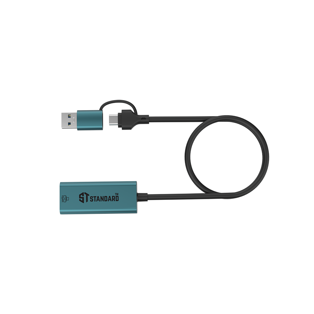 Lan Card Type-C & USB 3.0 Wired Standard ST-UE106+