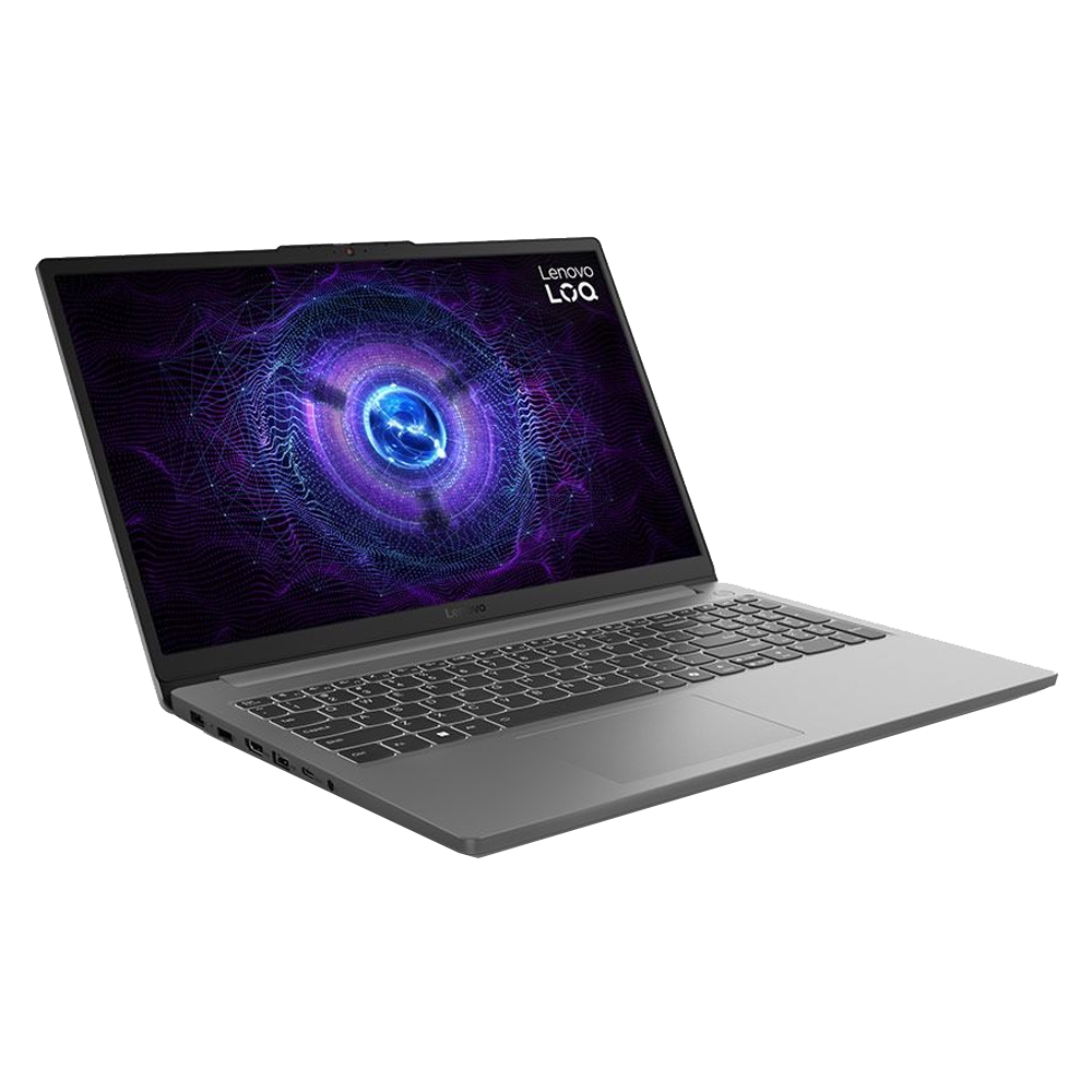 Lenovo LOQ 15IAX9E Laptop (Intel Core i5/12450HX - 8GB DDR5 - 512GB M.2 NVMe - Nvidia RTX 4050 6GB GDDR6 -15.6 Inch FHD IPS 144Hz - Win11) - Luna Grey