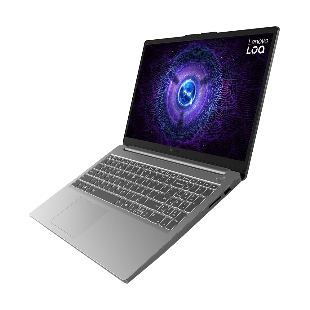 Lenovo LOQ 15IAX9E Laptop (Intel Core i5/12450HX - 8GB DDR5 - 512GB M.2 NVMe - Nvidia RTX 4050 6GB GDDR6 -15.6 Inch FHD IPS 144Hz - Win11) - Luna Grey