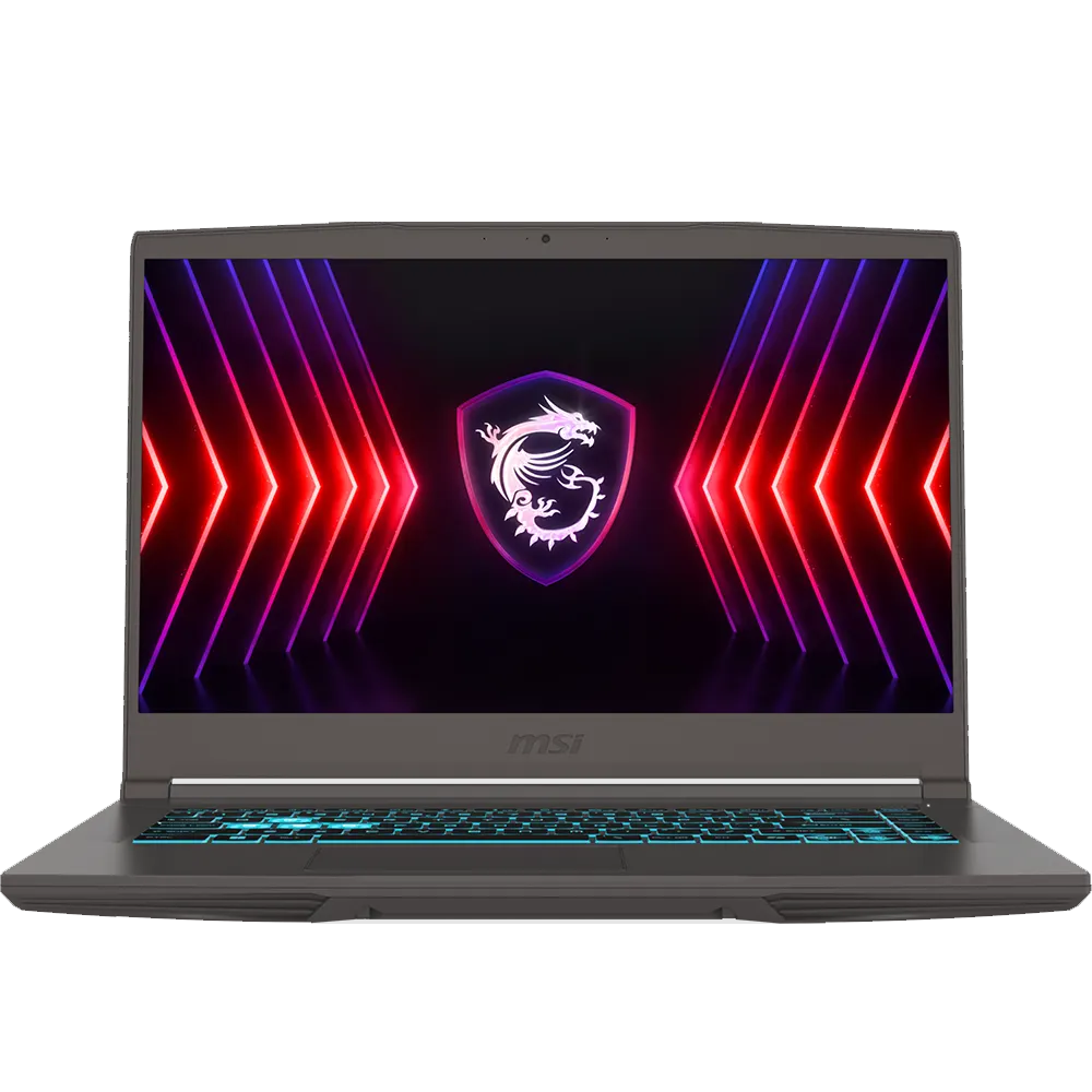 MSI Thin 15 B2RVE-3209XEG Laptop (Intel Core 7/240H - 16GB DDR4 - 512GB M.2 NVMe - Nvidia RTX 4050 6GB DDR6 - 15.6 Inch FHD IPS 144Hz - Win11) - Cosmos Gray