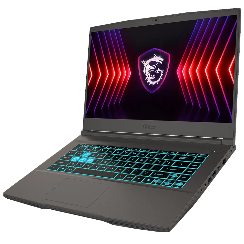 MSI Thin 15 B2RVE-3209XEG Laptop (Intel Core 7/240H - 16GB DDR4 - 512GB M.2 NVMe - Nvidia RTX 4050 6GB DDR6 - 15.6 Inch FHD IPS 144Hz - Win11) - Cosmos Gray