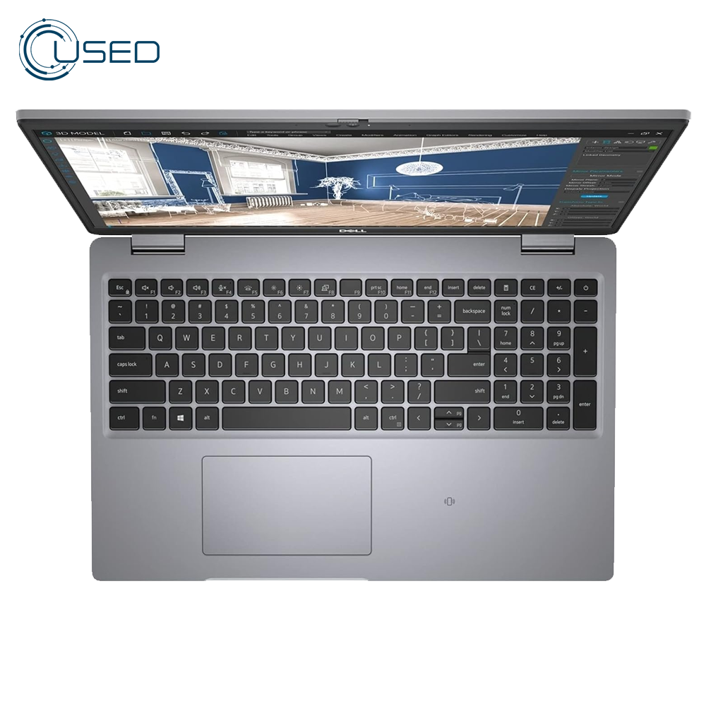 Laptop Used Dell Precision 3560 (I7/1165G7 - 16g DDR4 - 512g M.2 NVMe - Nvidia T500 2G DDR6 - Cam -  Touch 15.6 Inch)