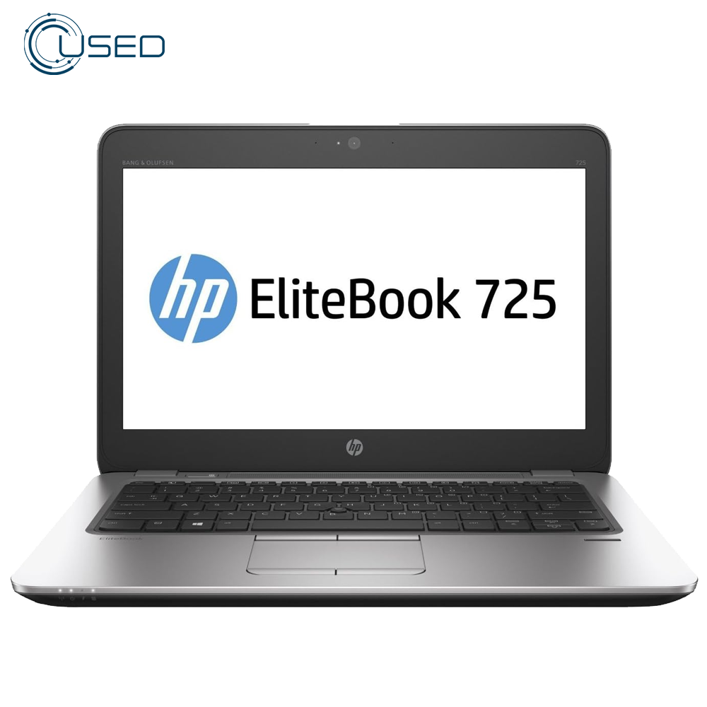 Laptop Used HP EliteBook 725 G3 (AMD Pro A8/8600B - 8G DDR3 - 256G M.2 NVMe -  AMD Radeon R6 1G DDR3 - CAM - 12.5 INCH)