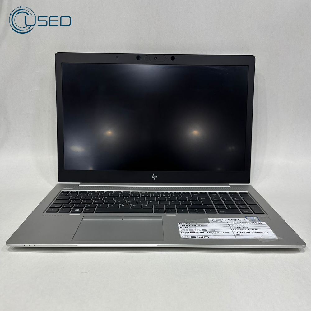 Laptop Used HP EliteBook 850 G6 (i7/8650U - 16G DDR4 - 256G M.2 NVMe - Intel UHD Graphics 620 - CAM - 15.6 Inch)