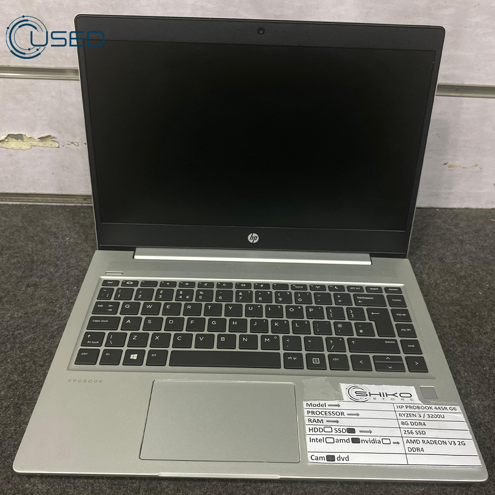 Laptop Used HP ProBook 445R G6 (Ryzen 3/3200U - 8G DDR4 - 256G M.2 NVMe - AMD Radeon V3 2G DDR4  - Cam - 14.0 Inch)