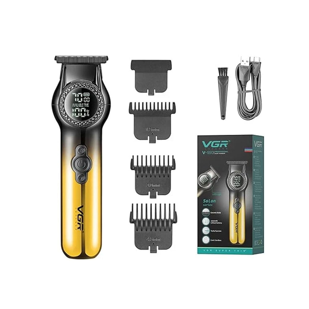 VGR V-990 Professional Hair Trimmer - Black