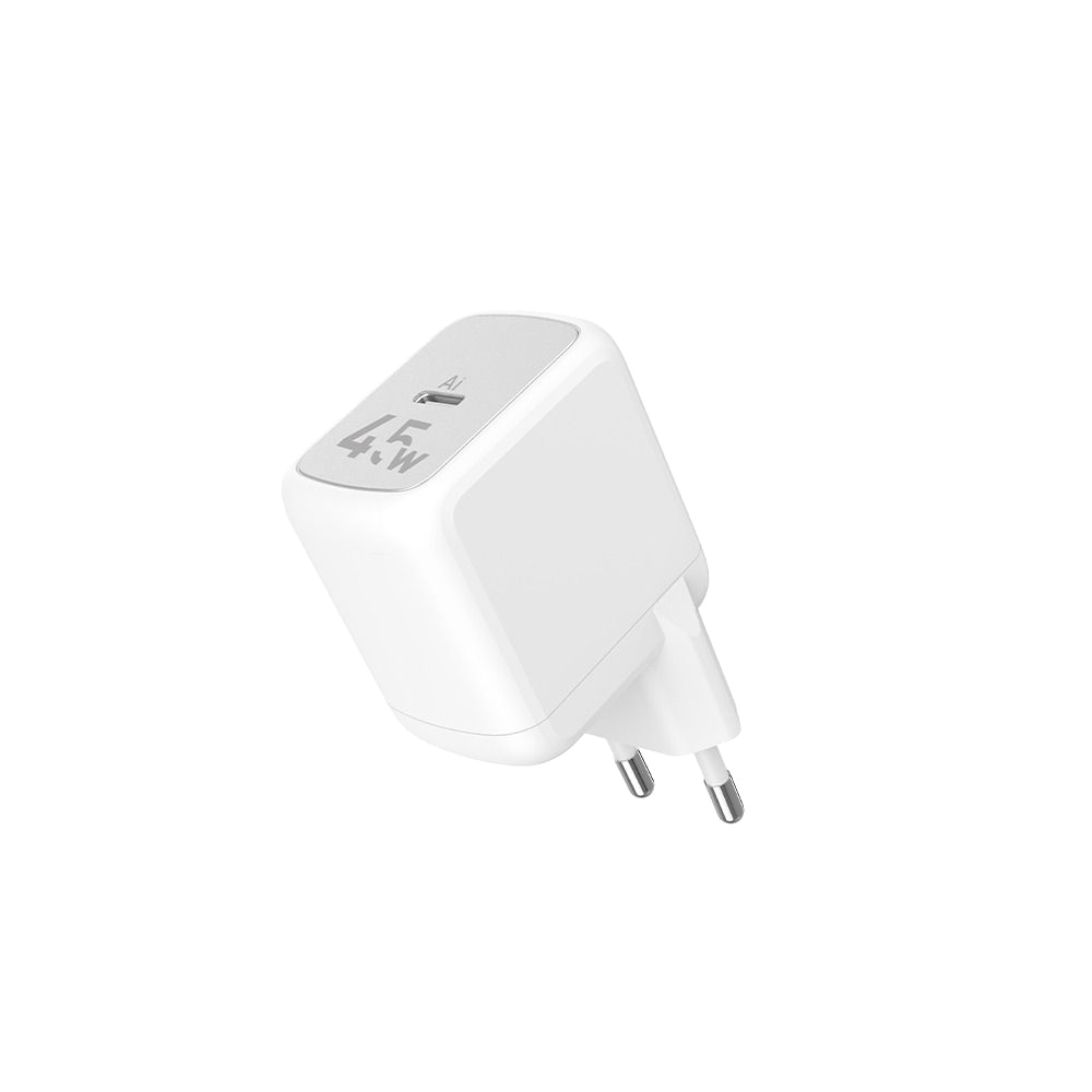 Lavvento MP545 Mini GaN 45W Charger With Type-C to Type-C Cable 1.0m - White