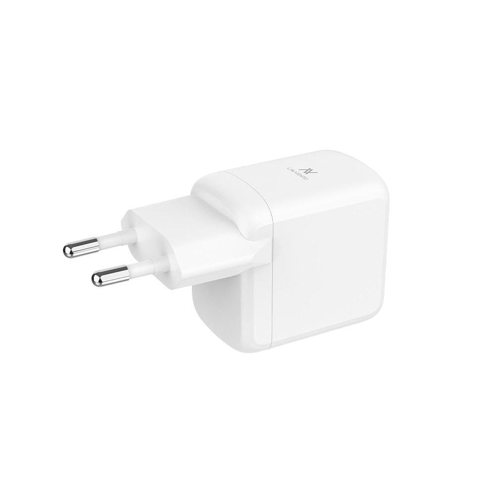 Lavvento MP545 Mini GaN 45W Charger With Type-C to Type-C Cable 1.0m - White