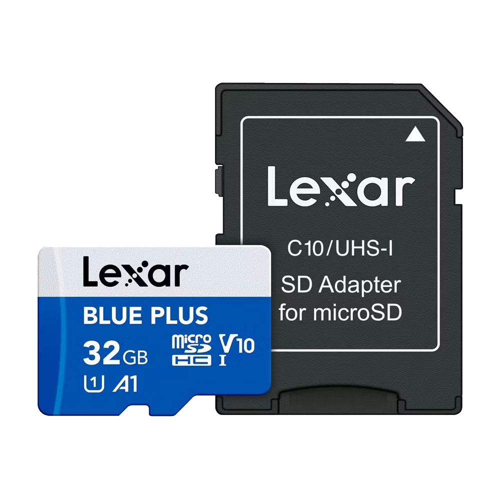 Lexar Blue Plus 32GB Class 10 microSD Memory Card