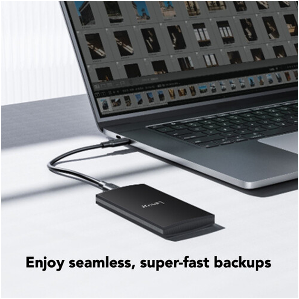 Lexar SL300 1T External SSD - Black