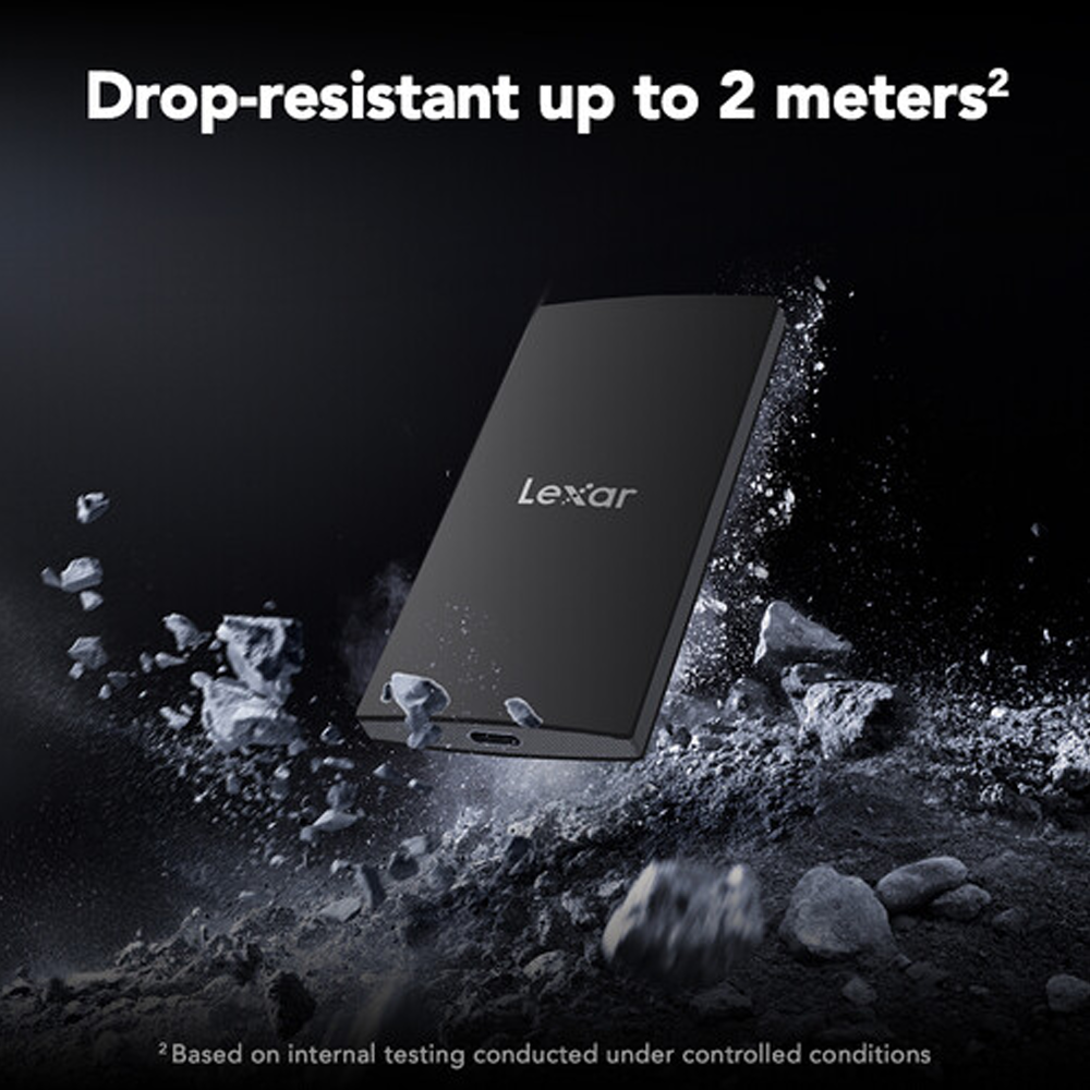 Lexar SL300 1T External SSD - Black