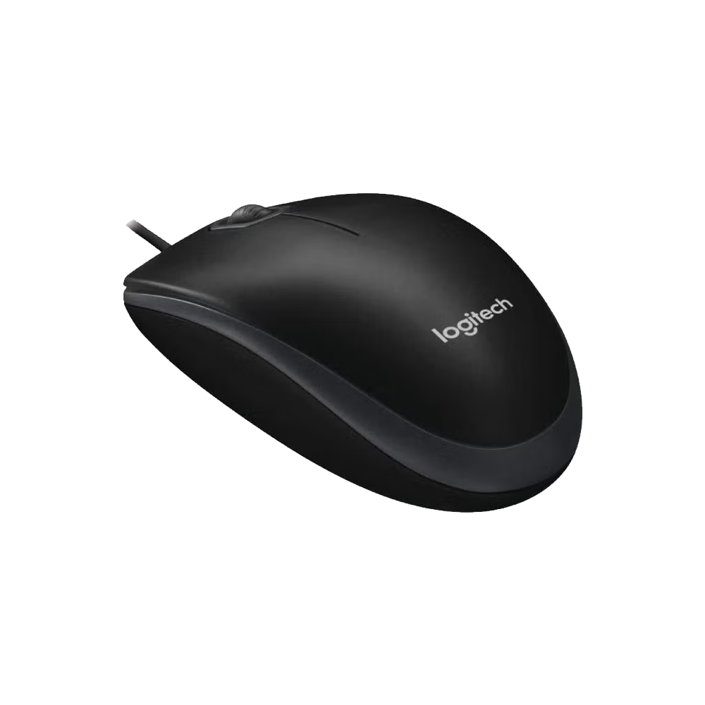 Logitech B100 Wired Mouse - Black