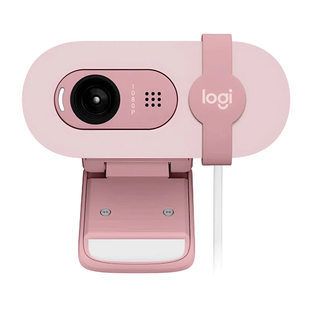 Logitech Brio 100 FHD 1080P Webcam - Rose