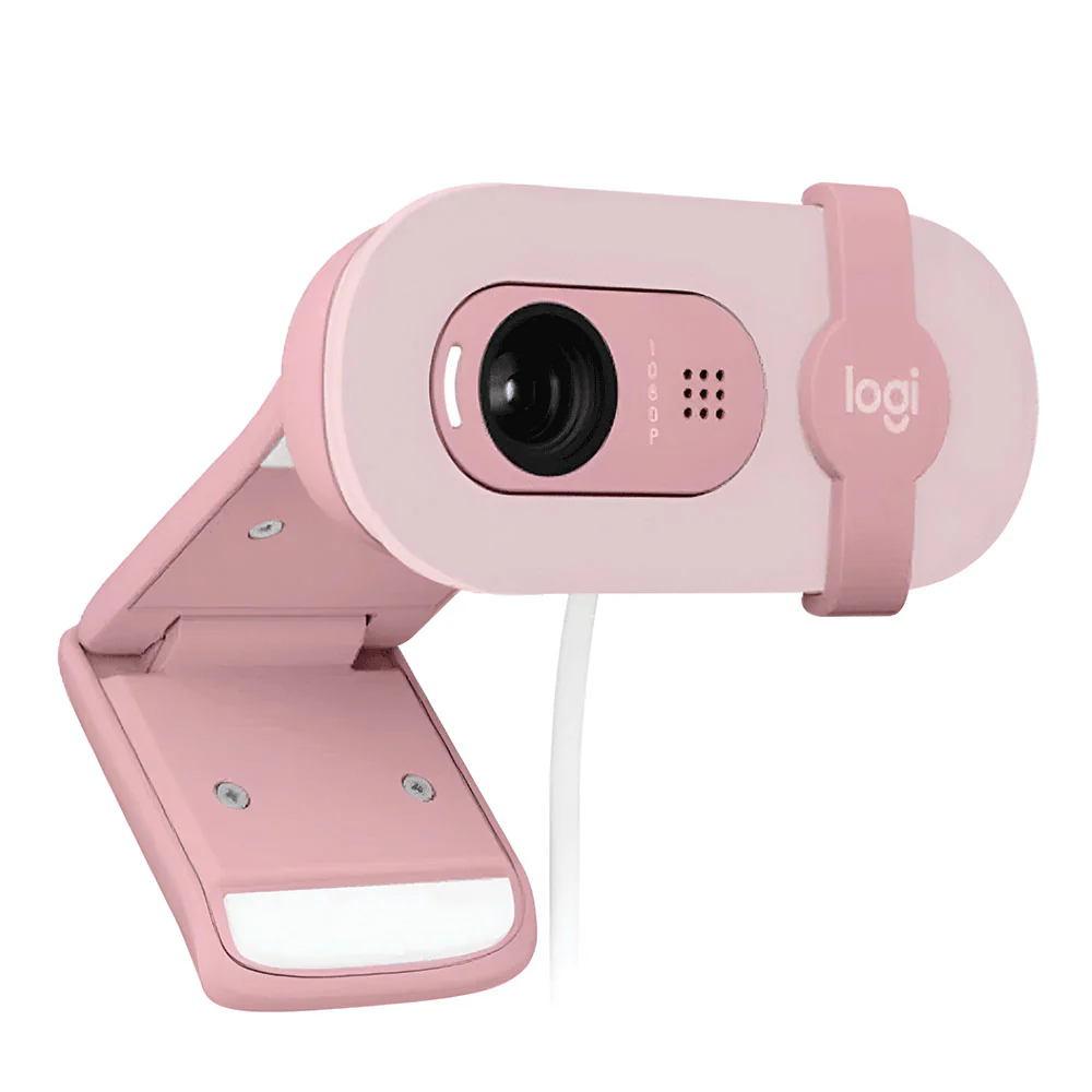 Logitech Brio 100 FHD 1080P Webcam - Rose