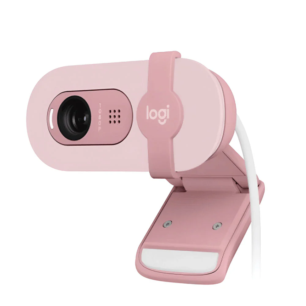 Logitech Brio 100 FHD 1080P Webcam - Rose