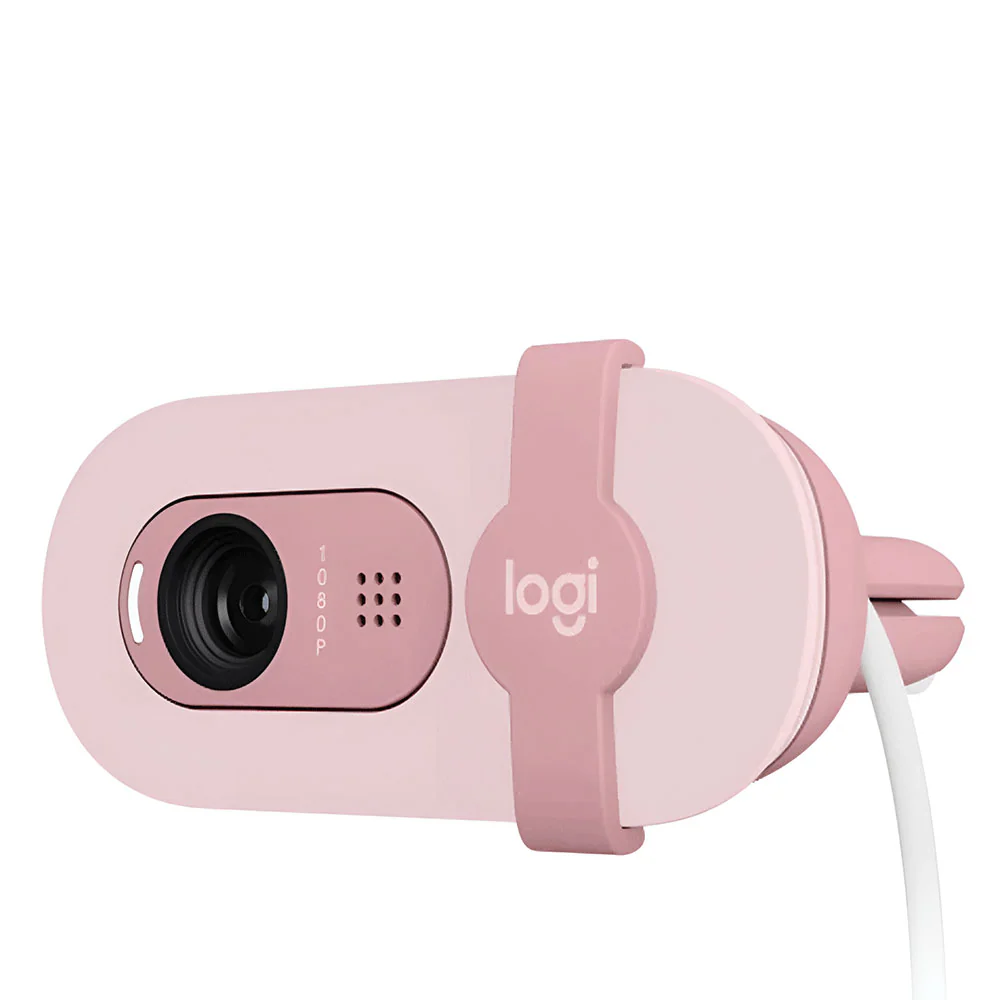 Logitech Brio 100 FHD 1080P Webcam - Rose