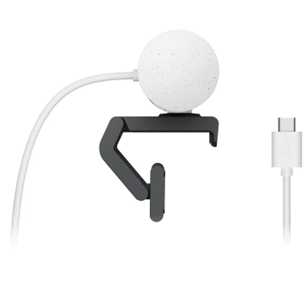 Logitech Brio 500 FHD 1080P Webcam - White