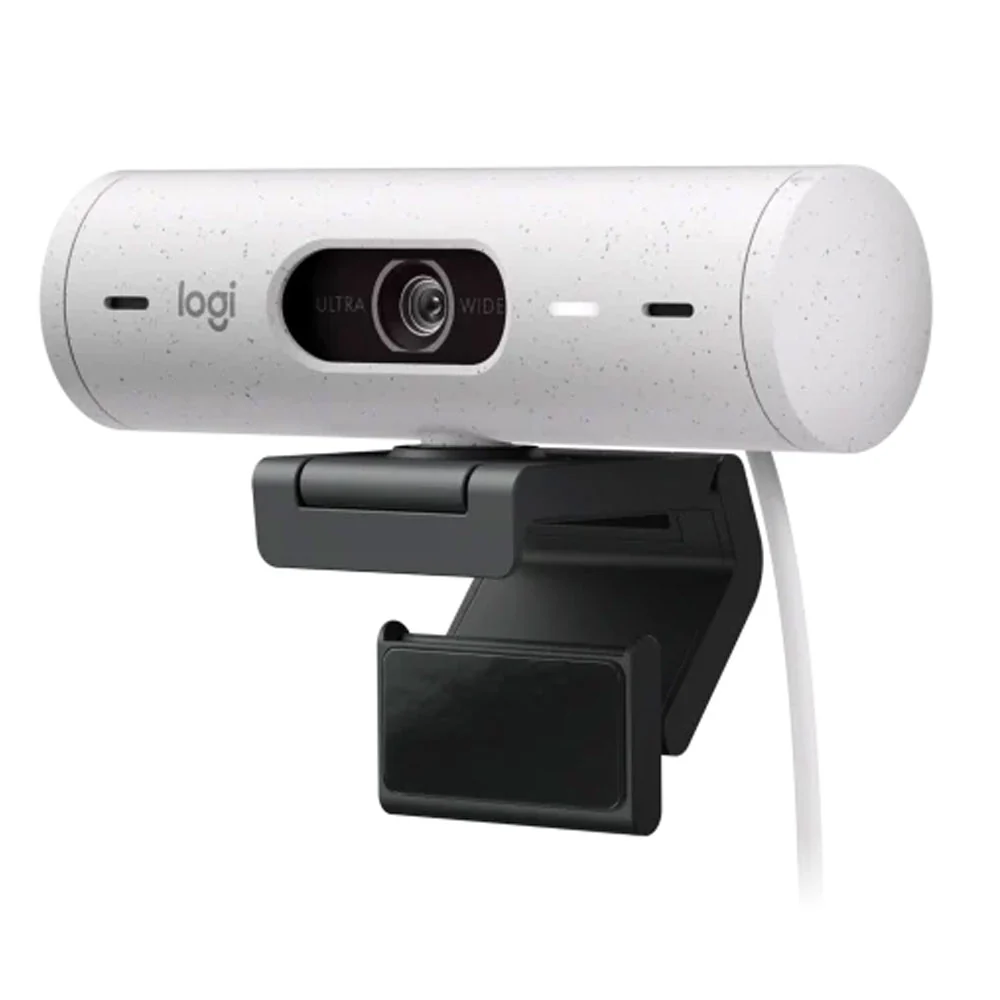Logitech Brio 500 FHD 1080P Webcam - White