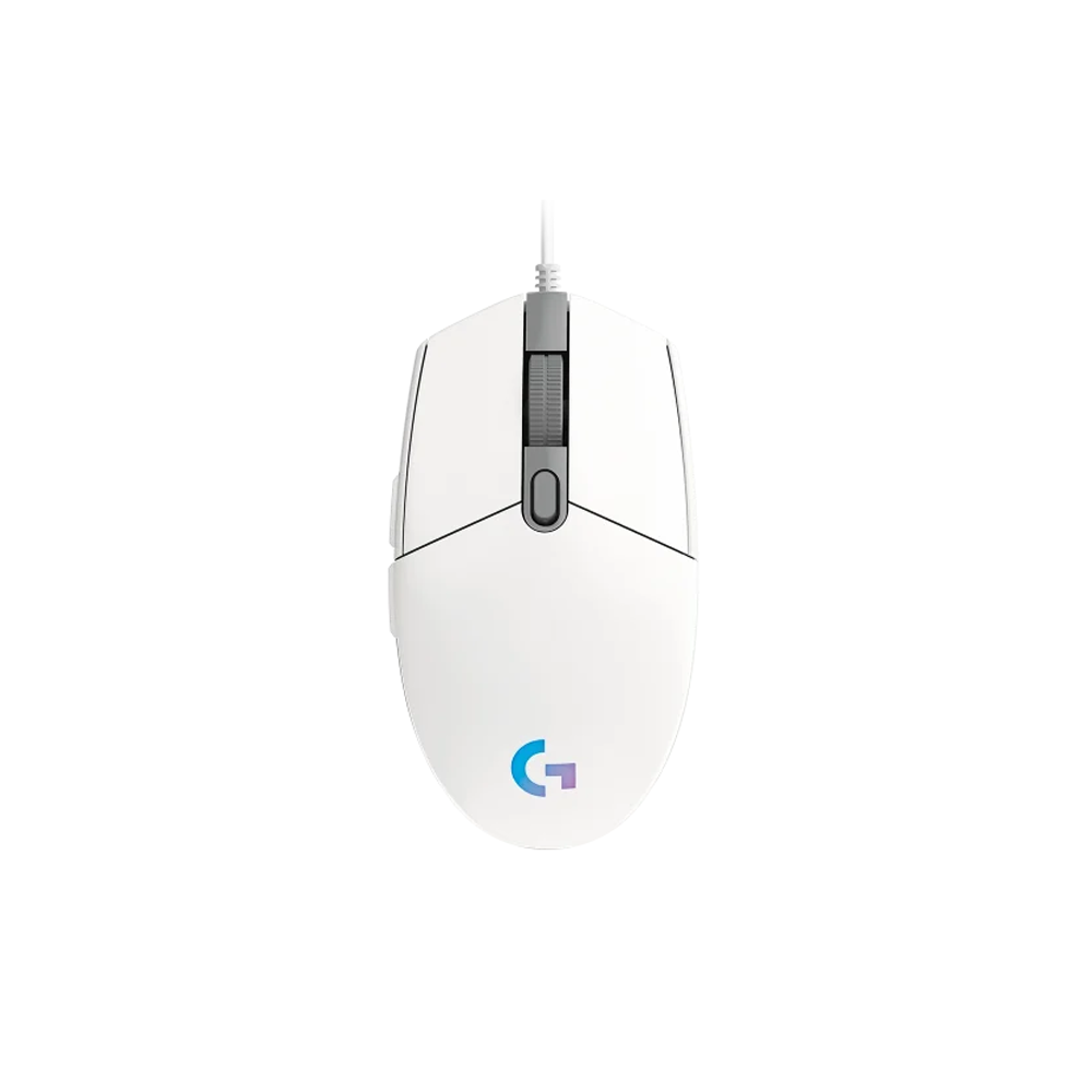 Logitech G102 Wired Lightsync RGB Gaming Mouse 8000DPI - White