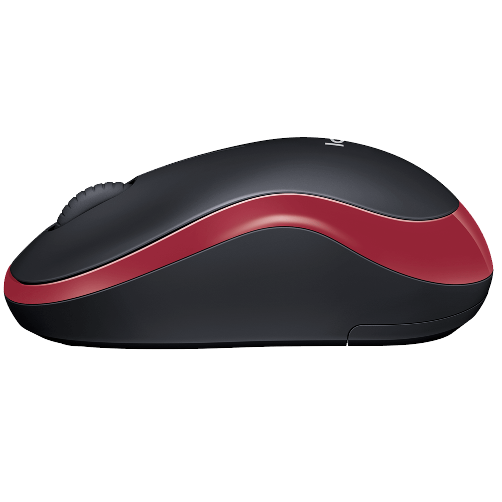 Logitech M185 Wireless Mouse - Red