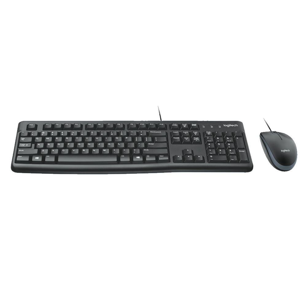 Logitech MK120 Wired Keyboard + Mouse Combo
