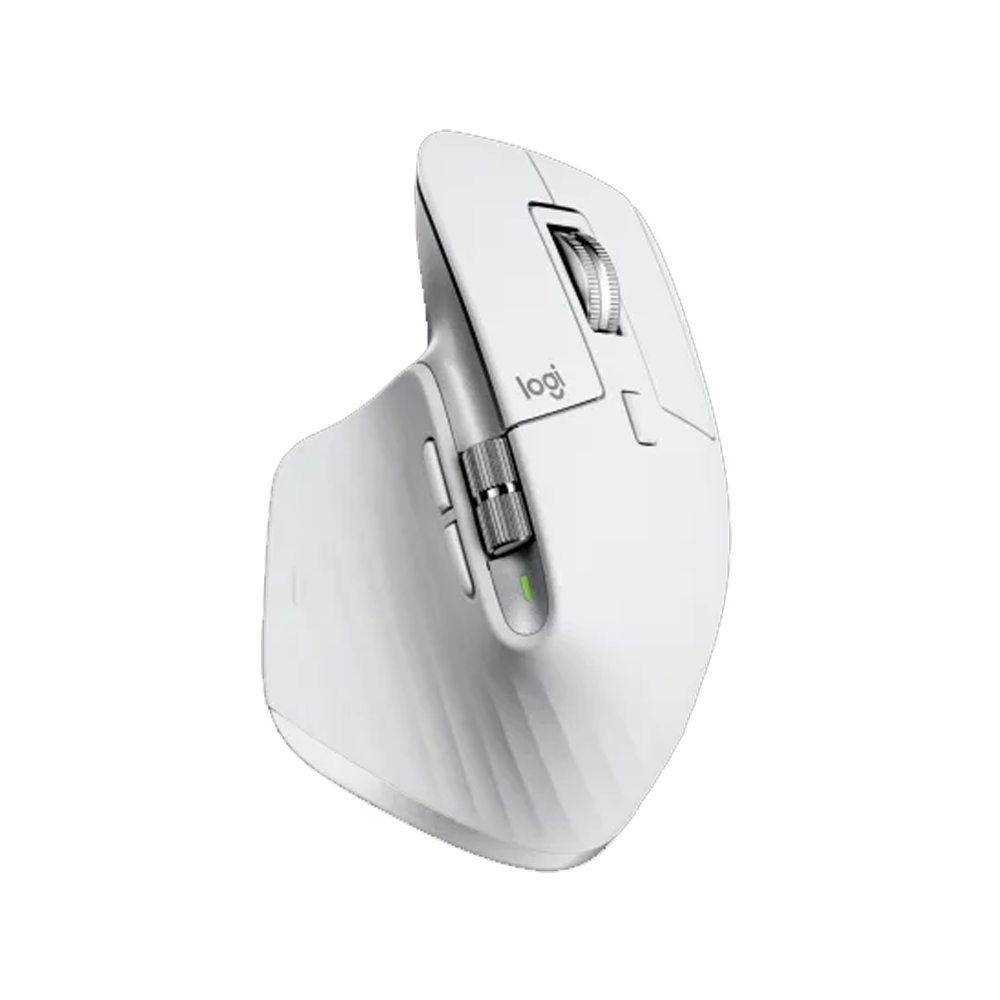 Logitech MX Master 3S Bluetooth/Wireless Mouse - Pale Gray