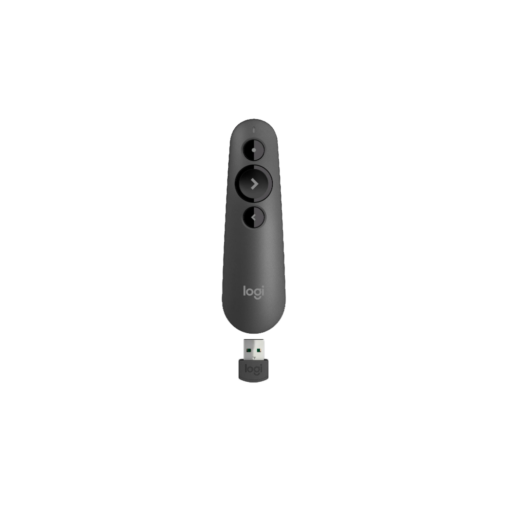 Logitech R500S Laser Presenter Remote - Graphite