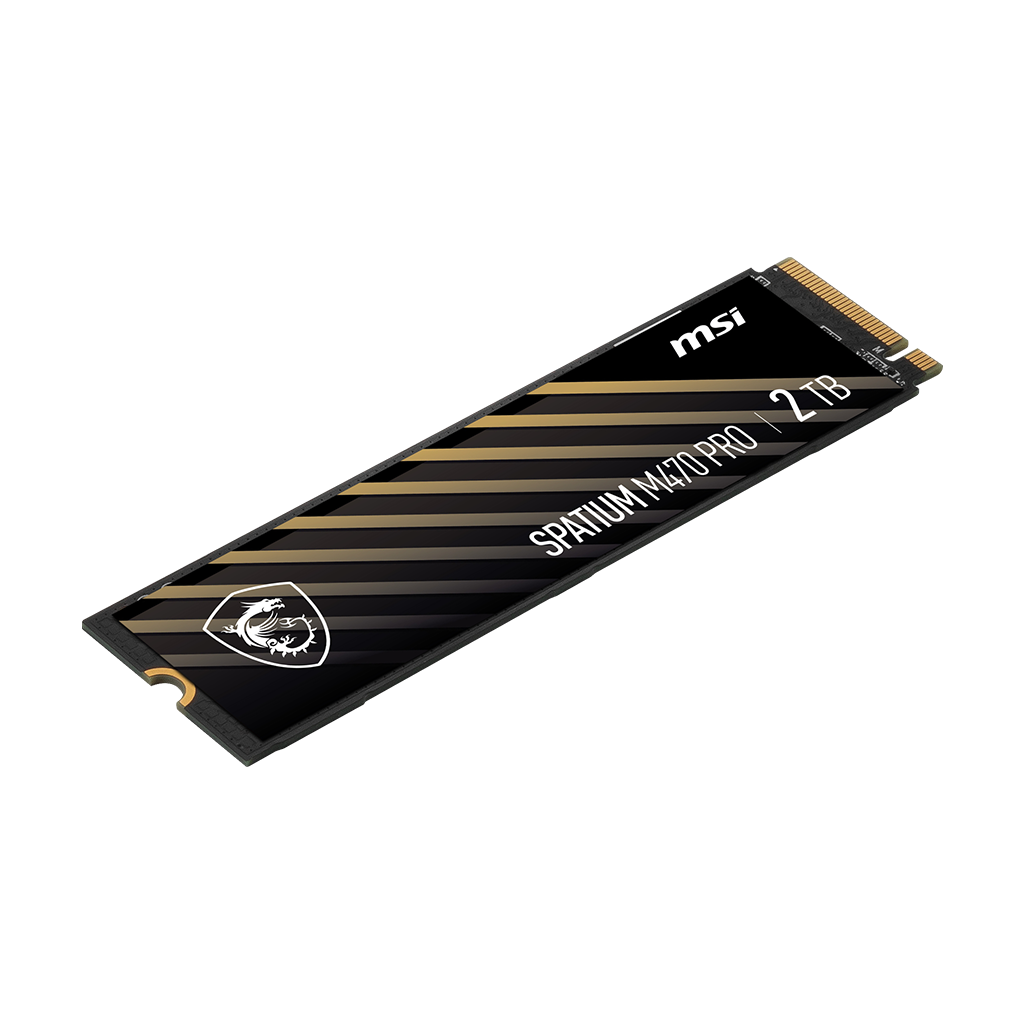 MSI SPATIUM M470 PRO 2TB PCIe 4.0 NVMe M.2 SSD