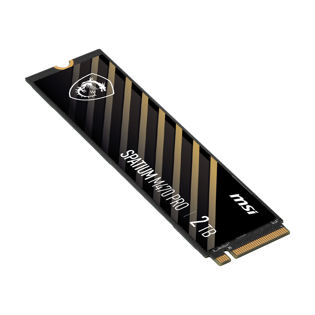 MSI SPATIUM M470 PRO 2TB PCIe 4.0 NVMe M.2 SSD