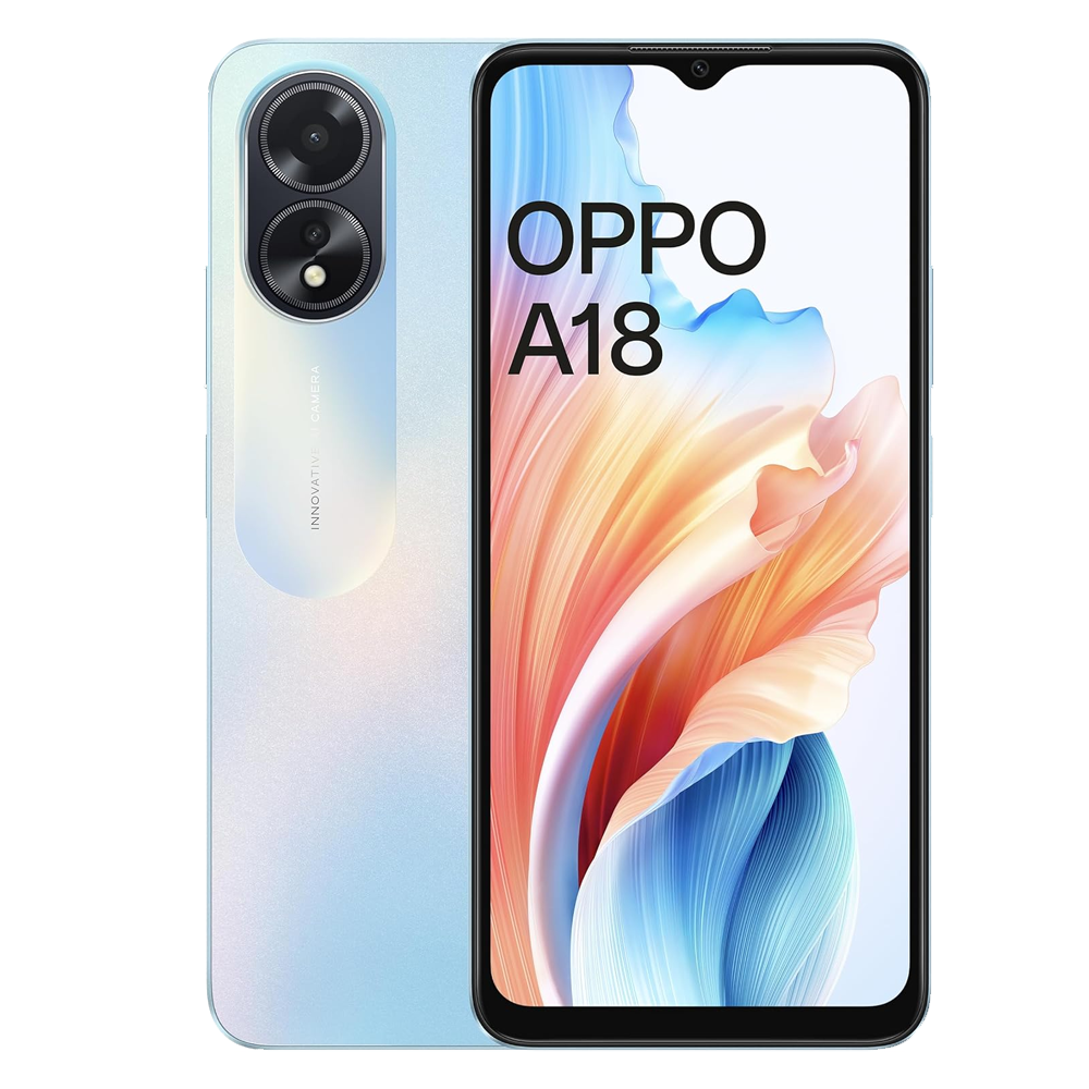 Mobile Phone Oppo A18 (4G Ram - 128G Rom) - Glowing Blue