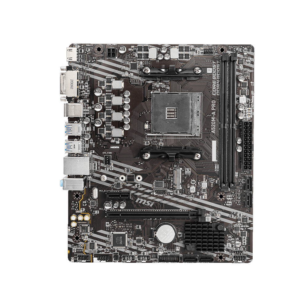 MOTHERBOARD MSI AMD A520M-A PRO (AM4)
