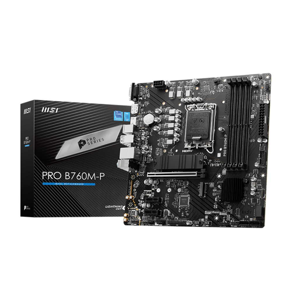 MSI PRO B760M-P DDR5 Intel LGA 1700 Motherboard