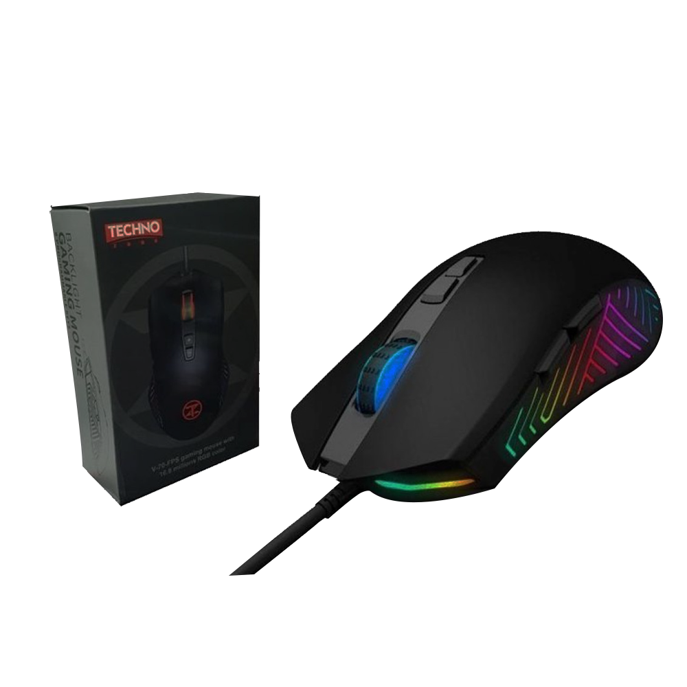 Mouse USB Gaming Techno Zone V-70-FPS