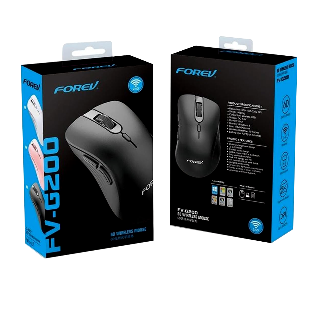 Mouse Wireless Forev FV-G200