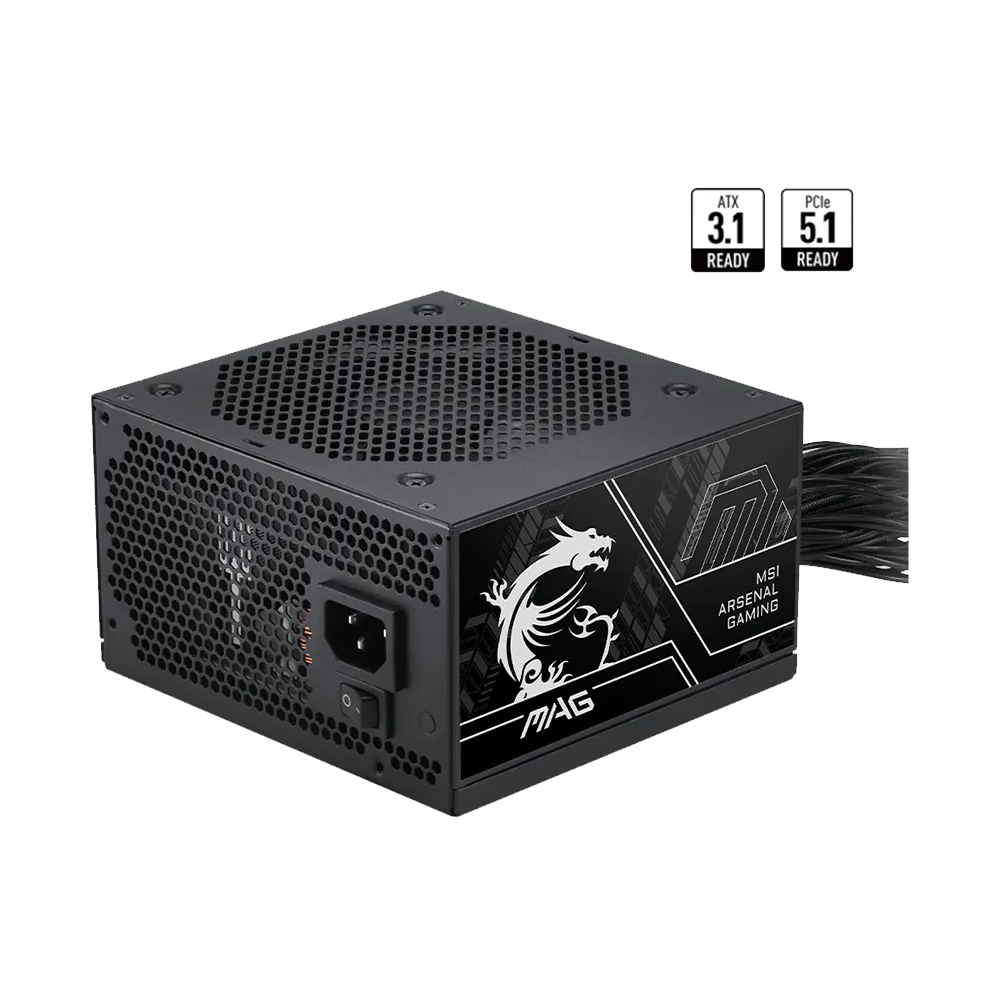 MSI MAG A750BN PCIE5 III 80 PLUS Bronze Power Supply (750W)