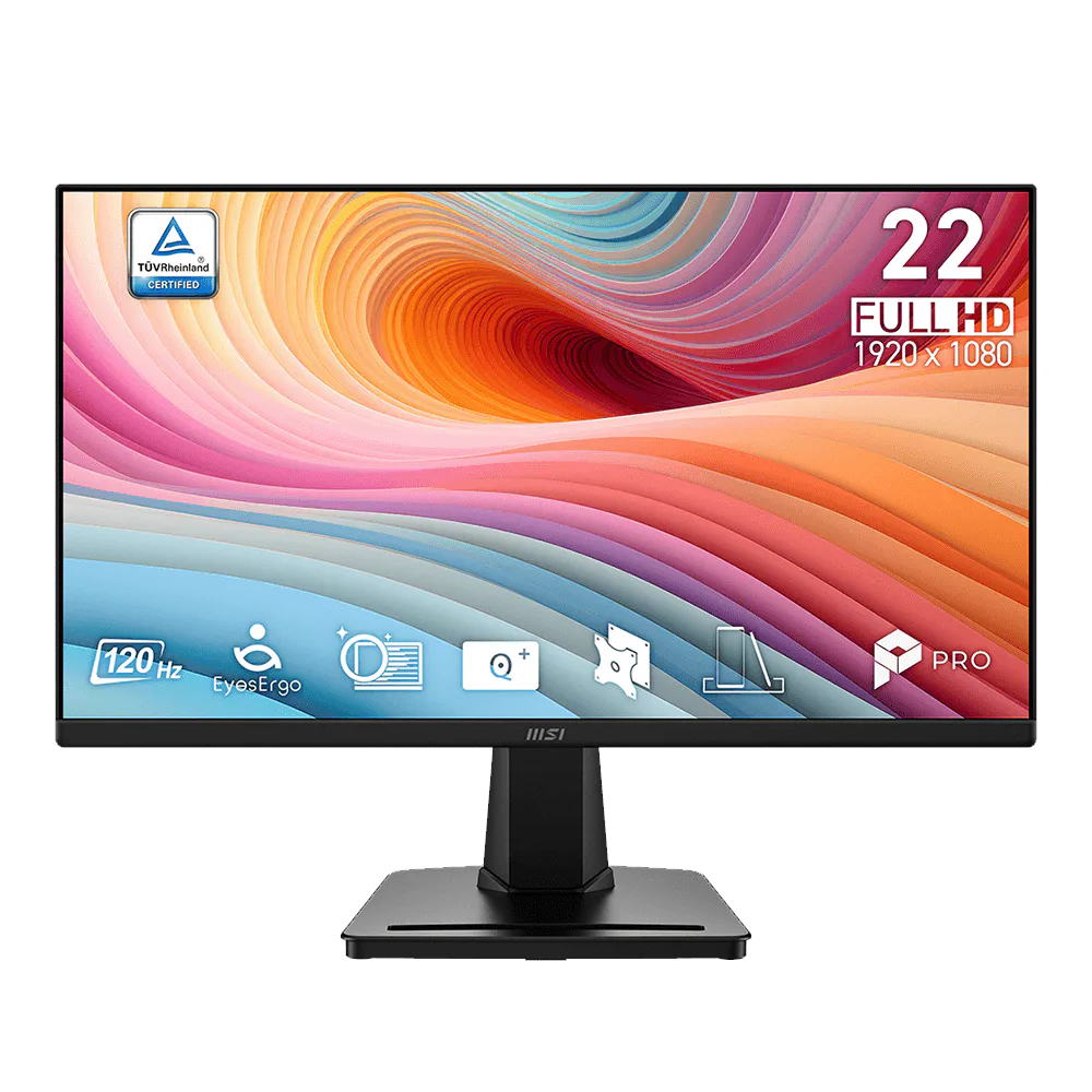 MSI PRO MP225 E12VL 22-Inch Business Monitor (Flat - 120Hz) (HDMI - VGA)