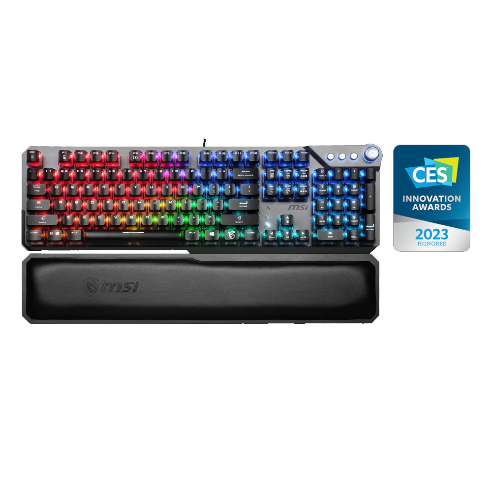 MSI Vigor GK71 Sonic Blue Switch Wired RGB Mechanical Gaming Keyboard