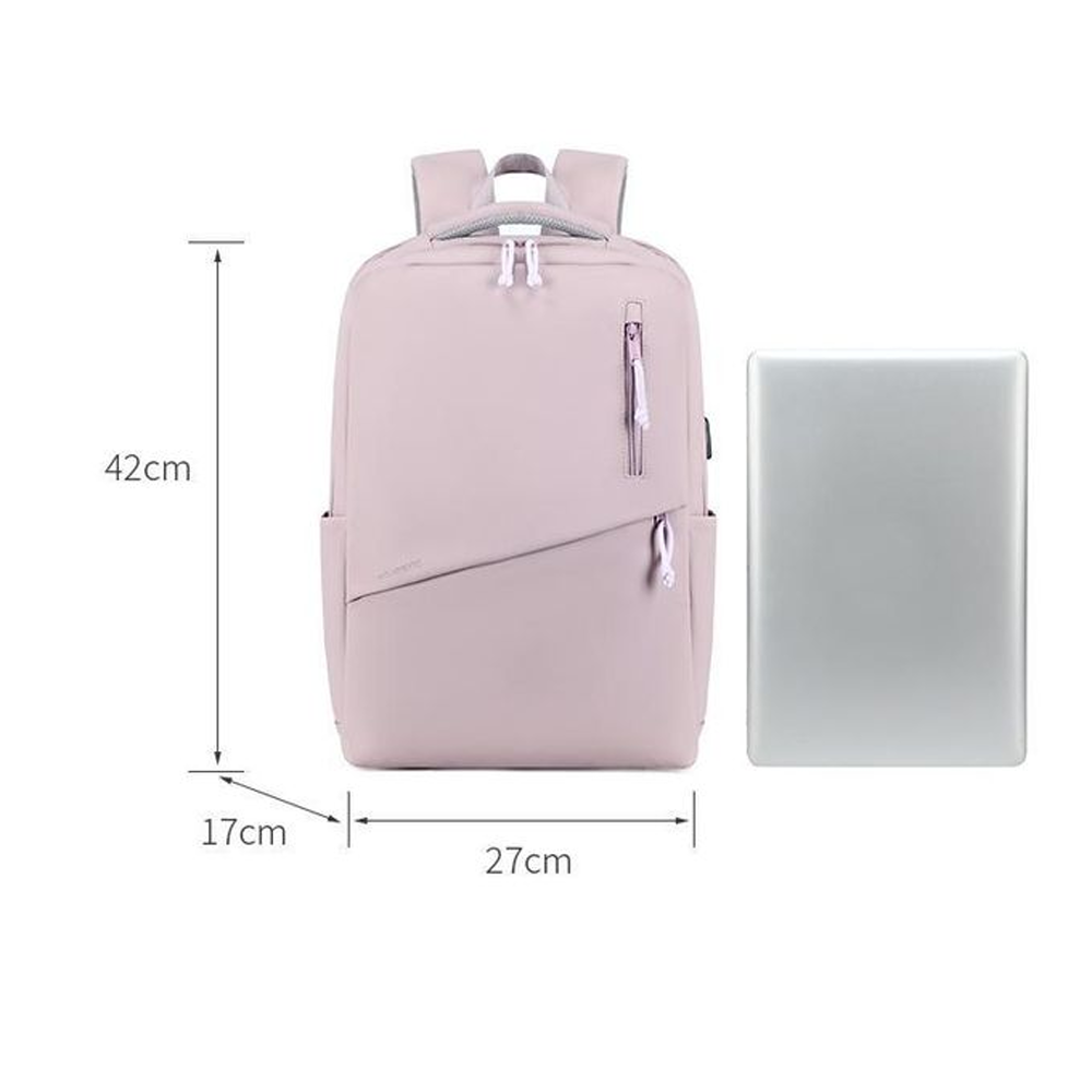 Majestic 816 15.6 Inch Laptop Backpack - Pink