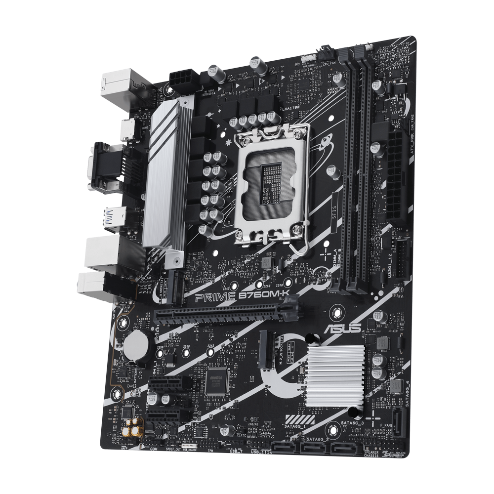 Motherboard Intel Asus Prime B760M-K DDR4 (LGA1700)