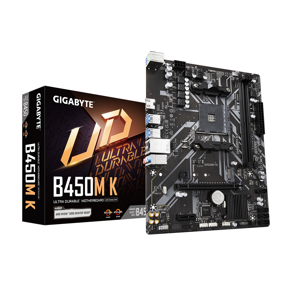 Motherboard AMD Gigabyte B450M K (AM4)